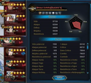 conta tranca 2kk200 de FC, top 2 bds com quase 90k  cupom - Naruto Online