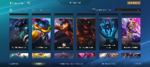 Conta 2 Skins Míticas + 113 Skins Wild Rift / Platina 3 - League of Legends: Wild Rift LOL WR