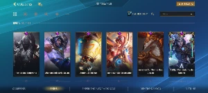 Conta 2 Skins Míticas + 113 Skins Wild Rift / Platina 3 - League of Legends: Wild Rift LOL WR