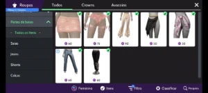 Conta Rica De Avakin Life Unisex Com Muitos Itens Em Crowns