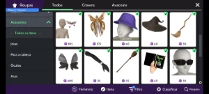 Conta Rica De Avakin Life Unisex Com Muitos Itens Em Crowns