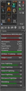DRUID LVL 366 COM CARTA DE RK - Tibia