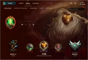 Conta league of legends 44 champs level 76 + 24 skins. LOL