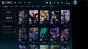 CONTA LEAGUE OF LEGENDS, 926 SKINS, COMPLETA LOL
