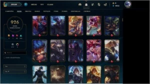 CONTA LEAGUE OF LEGENDS, 926 SKINS, COMPLETA LOL