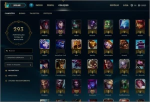 Vendo Conto no LOL gold 4 com 4 skin vitoriosa - League of Legends