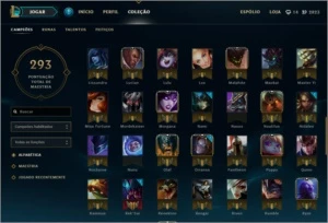 Vendo Conto no LOL gold 4 com 4 skin vitoriosa - League of Legends