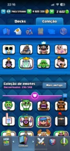 Conta Clash Royale 43 Cartas Elite nível 64