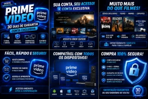 Prime Video 30 Dias | Conta Exclusiva ⭐⭐⭐⭐⭐ (o melhor) - Assinaturas e Premium