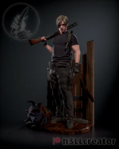 Leon Resident Evil 4 STL 3d