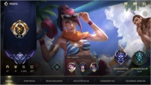 ESMERALDA III + 9 SKINS + 47 CAMPEÕES + PASSE WILD 2ª TEMPO - League of Legends: Wild Rift LOL WR