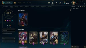 CONTA LEAGUE OF LEGENDS LOL