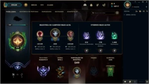 CONTA LEAGUE OF LEGENDS LOL
