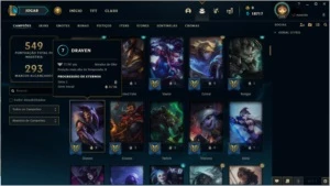 CONTA LEAGUE OF LEGENDS LOL
