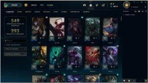 CONTA LEAGUE OF LEGENDS LOL