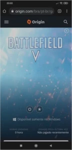 Conta da Origin com Battlefield 1(+DLC) e Battlefield V