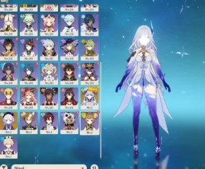 🌌Conta Genshin Impact- Furina, Shirk, Raiden,Yoimiya, Citla