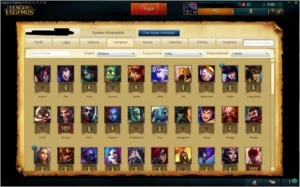 Conta League Of legends LOL