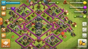 conta cv9 com 1300 gemas e casa do construtor nivel7 - Clash of Clans