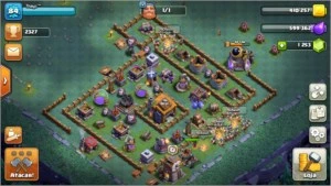 conta cv9 com 1300 gemas e casa do construtor nivel7 - Clash of Clans