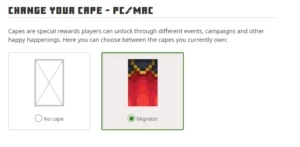Conta de Minecraft full acesso com capa de migração