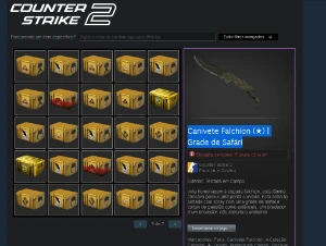 Conta de cs com trade ban 6k+ em skins - Counter Strike