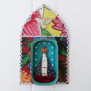 Capelinha de Lata N. S. Aparecida - Artesanato e Personalizados