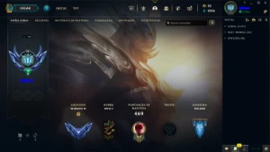 Conta League of Legends Diamante 3 MMR Mestre LOL