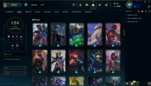 Conta League of Legends Diamante 3 MMR Mestre LOL