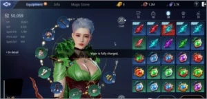 Mir4 Lvl 49- pronta pra minerar Vale Oculto da Serpente