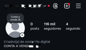 CONTA INSTAGRAM COM 116K DE SEGUIDORES - Social Media