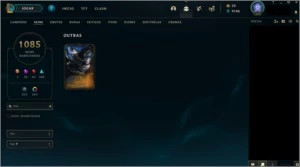 CONTA LOL 1085 SKINS COM PAX TF - PLATINA 2 (MMR D2/D3) - League of Legends