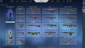 CONTA VALORANT - VANDAL ANCIFOG0, KARAMBIT SAQUEADOR, LEQUE+