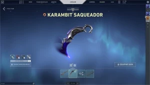 CONTA VALORANT - VANDAL ANCIFOG0, KARAMBIT SAQUEADOR, LEQUE+