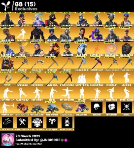 Conta Fortnite Cavaleiro Negro, Ikonik, Galaxy, Travis Scott