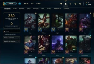 Conta ouro 3 com 116 champs e 76 skins - League of Legends LOL