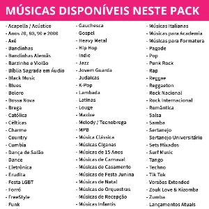 Pack de Músicas - Mais de 150 Mil músicas envio automático - Outros