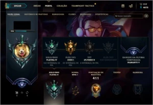 Conta Platina IV (Quase todos os campeões, muitas skins) - League of Legends LOL