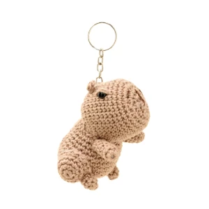 Chaveiro Capivara em amigurumi - Artesanato e Personalizados