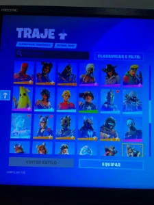 CONTA FORTNITE SEASON 2, 3/  4 5 6 7 8 FULL
