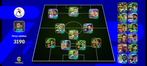 Conta de efootbal com 3190 de força - eFootball PES