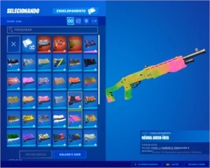 conta fornite 122 skins fora os acessorios. - Fortnite