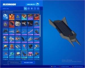 conta fornite 122 skins fora os acessorios. - Fortnite