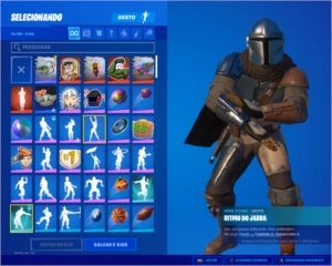 conta fornite 122 skins fora os acessorios. - Fortnite