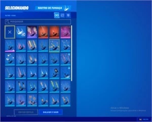 conta fornite 122 skins fora os acessorios. - Fortnite