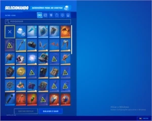 conta fornite 122 skins fora os acessorios. - Fortnite