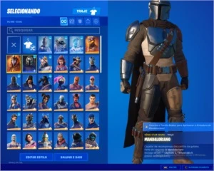 conta fornite 122 skins fora os acessorios. - Fortnite