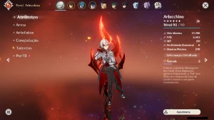 Conta Genshim impact AR-60 + 16 5 estrelas + Armas - Outros
