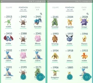 Conta de Pokémon GO