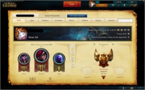 Conta League of Legends Gold IV + 35 Champions